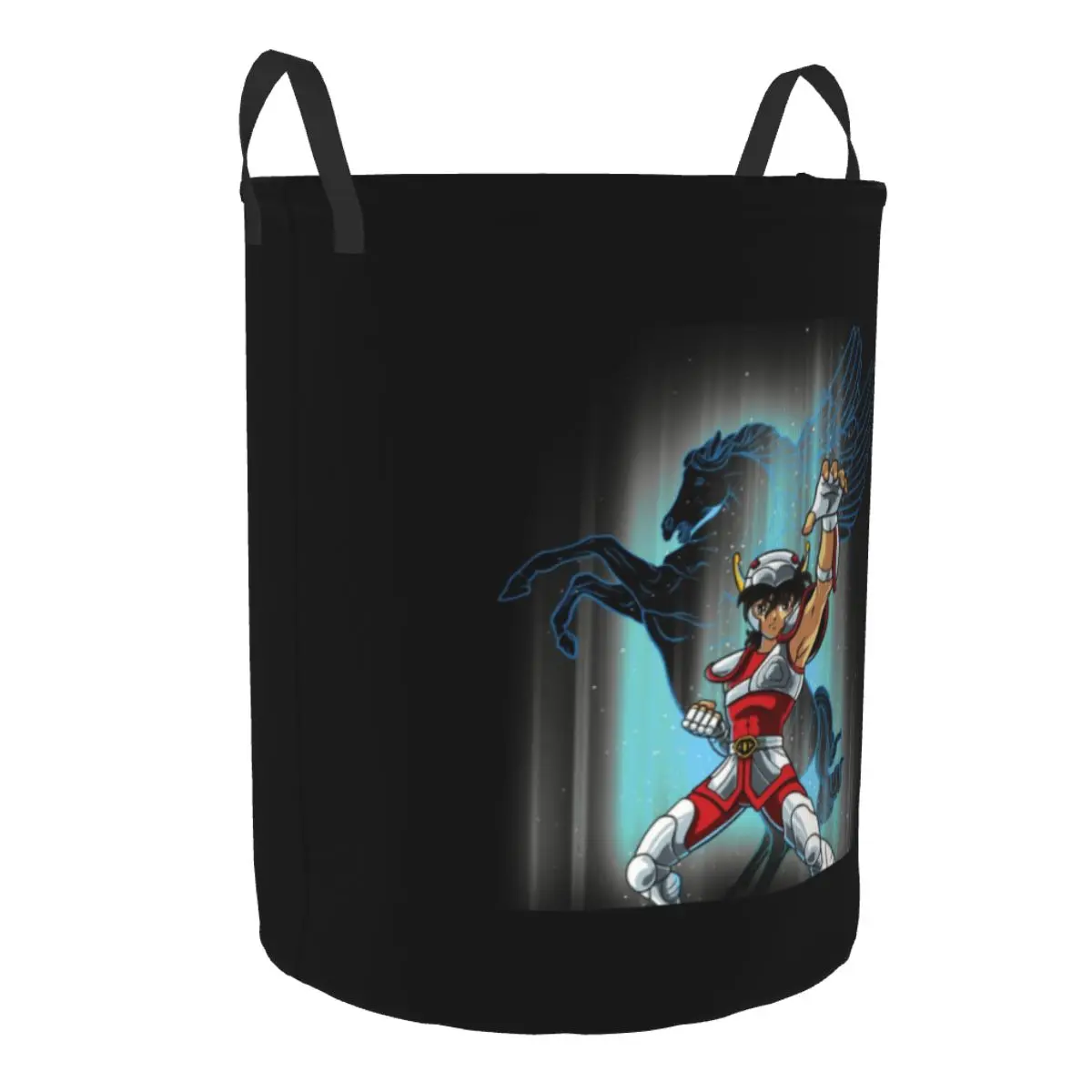 Seyia Of Pegasus Laundry Basket Collapsible Large Capacity Clothes Storage Bin Saint Seiya Knights of the Zodiac Baby Hamper