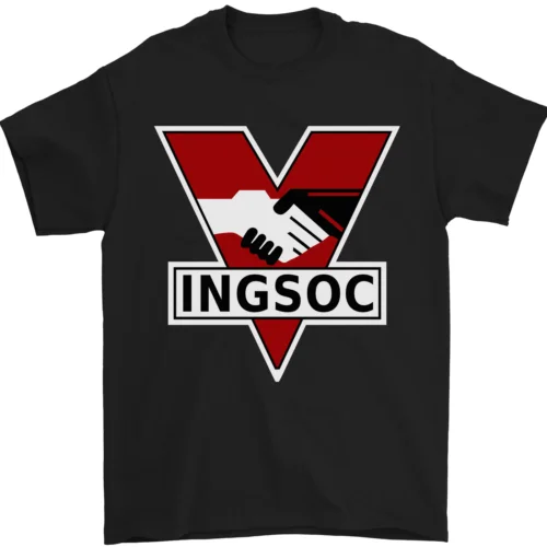 INGSOC George Orwell English Socialism 1994 Mens T-Shirt 100% Cotton