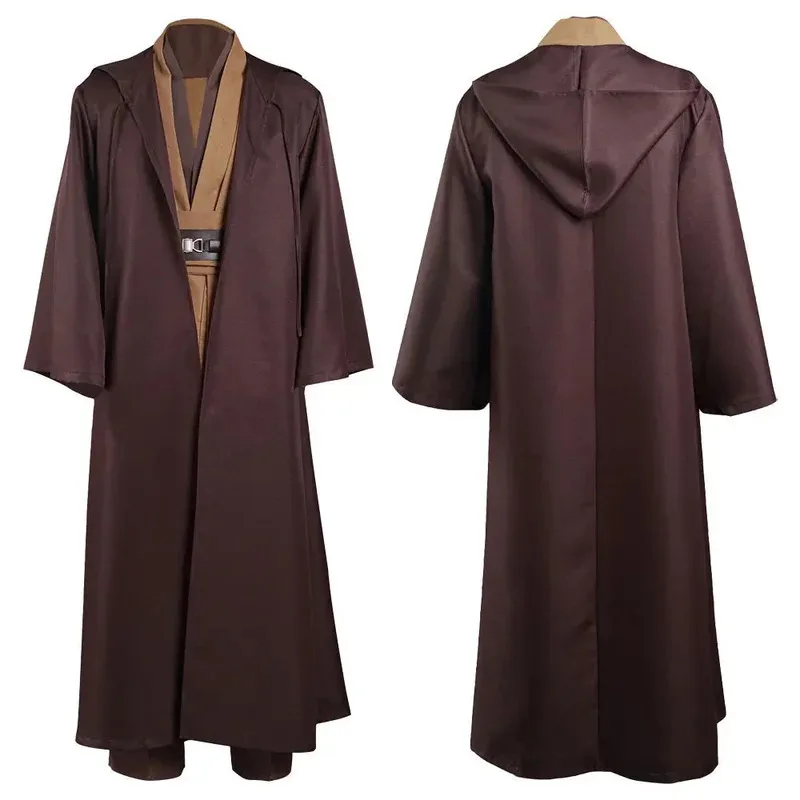 Disfraz de Cosplay de la película Star Wars, Caballero Jedi Anakin Skywalker, uniforme, traje, ropa de Halloween para mujeres y hombres