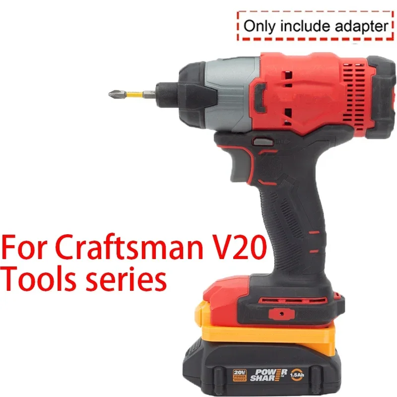 อะแดปเตอร์สําหรับ Craftsman V20 Li-Ion Tool Converter สําหรับ Worx 20V 6PIN LI-Ion แบตเตอรี่ Converter เครื่องมืออุปกรณ์เสริม