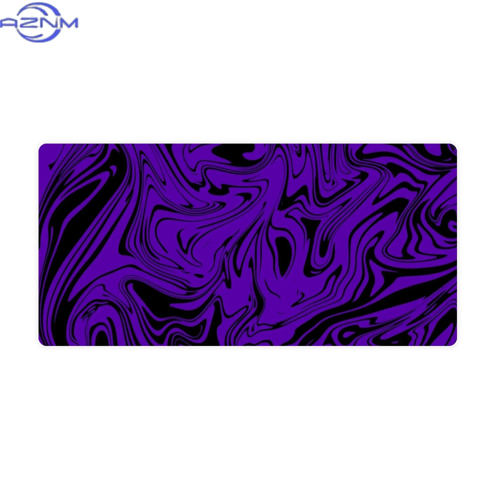 Durable Keyboardpad Multiple Sizes Desk Mat for Gaming Workstation Office Desk Setup Study Table Everyday Use Purple X Black Mou
