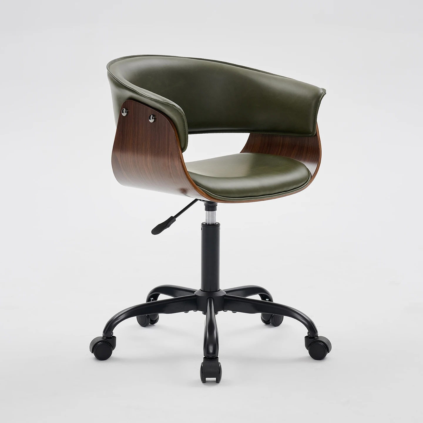 Retro Computer Chair Solid Wood Height-adjustable Study Chair Modern Minimalist Bedroom Chairs Conference Room Chairs