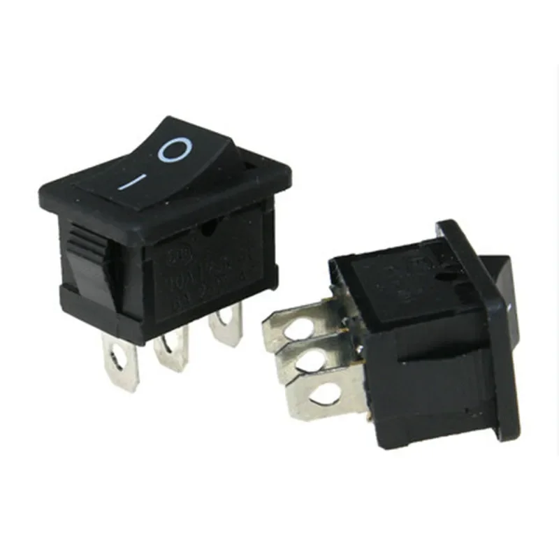 5Pcs KCD1 3 Pin 4 Pin 6 Pin 21*15mm ON-OFF Boat Car Rocker Switch 6A/250V AC 10A/125V AC Switch DIY