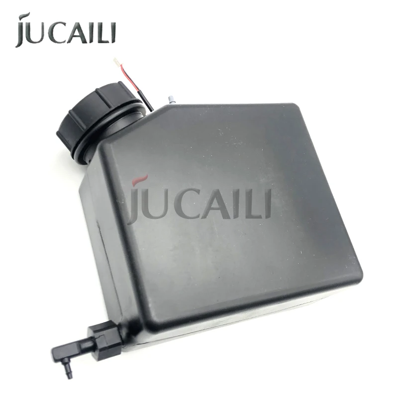 Jucaili 1.5L UV Ink tank with Level Sensor/alarm Buzzer for Inkjet Printer UV Ink Cartridge Single Exit