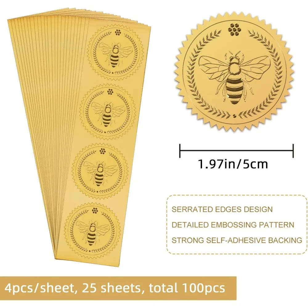 Gold Foil Certificate Seals 2