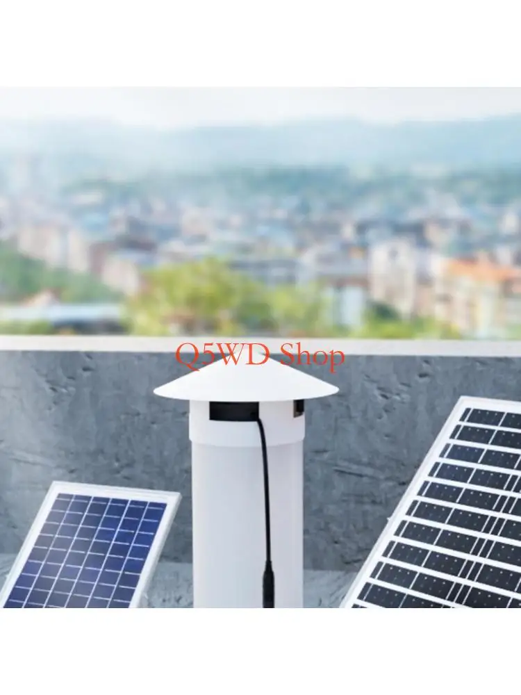 Q5WD Solar Module Fan 12V Waterproof with 33cm Cable for Animal House Shed and Garage Ventilation