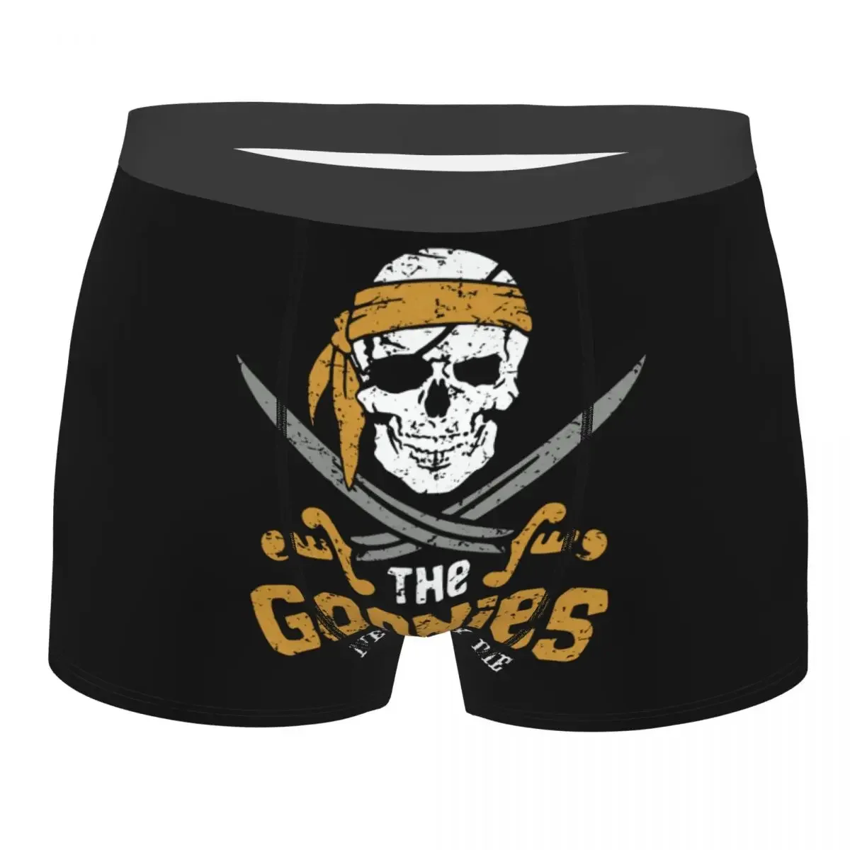 Custom The Goonies Underwear Men Printed Film Skull  Never Say Die Boxer Briefs Shorts Panties Soft Underpants