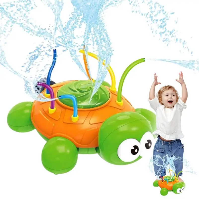 

Kids Sprinklers For Yard Turtle Cannibal Flower Rotating Kids Sprinkler Toy Outdoor Garden Pool Play Toy For Splashing Fun