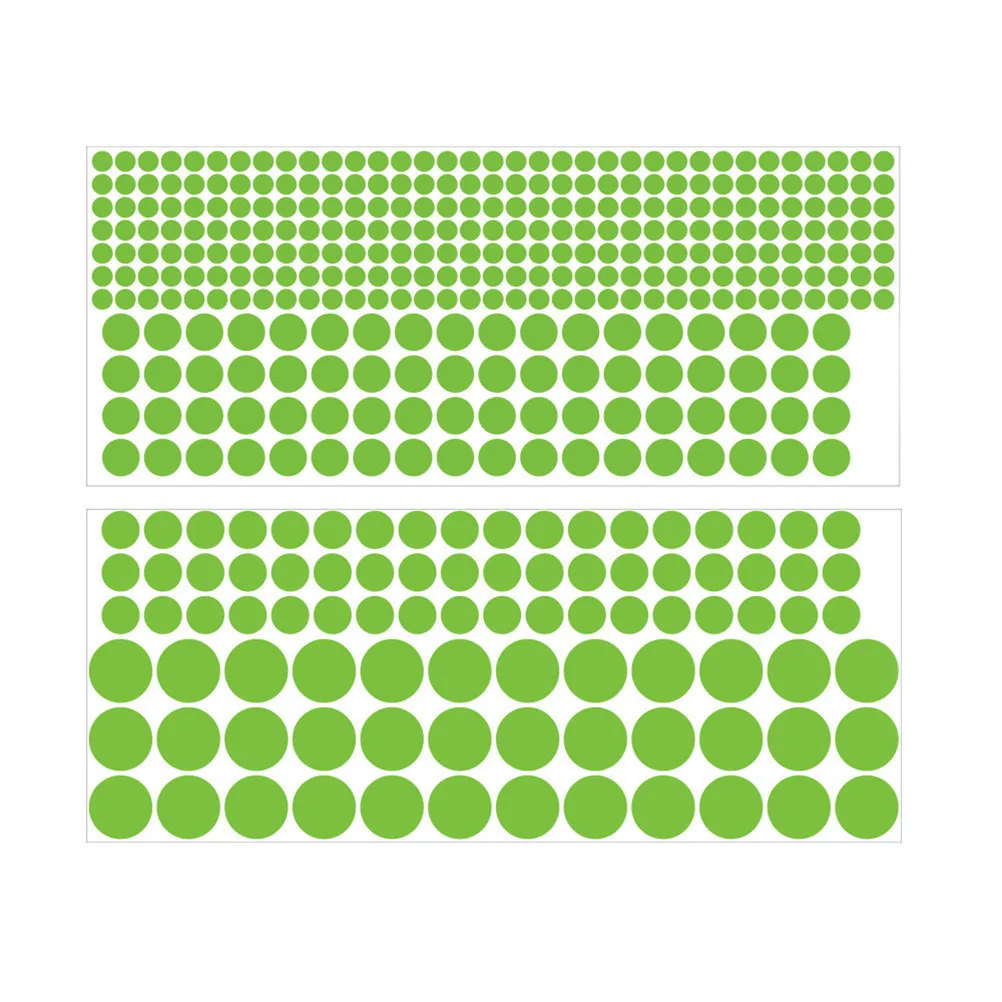 

2Sets Round Dot PVC Wall Decals Luminous Easy Remove Wall Stickers Living Room Bedroom Home Sticker Decor 20x8cm