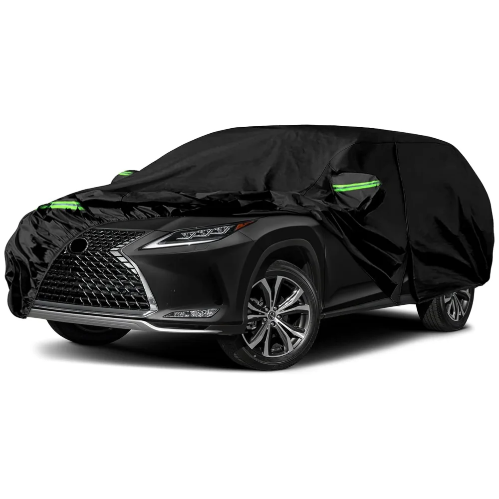 Waterproof Car Covers Custom For Lexus RX350L ain Hail Dust With Zipper Door Windproof Bands for Snow Rain Dust Hail Protection