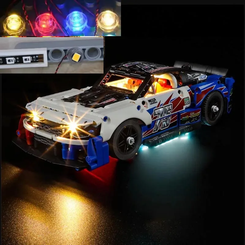 USB Lights Compatible with LEGO 42153 Chevrelet Camaro ZL1 Racing Car Building -（Not include Lego Bricks)