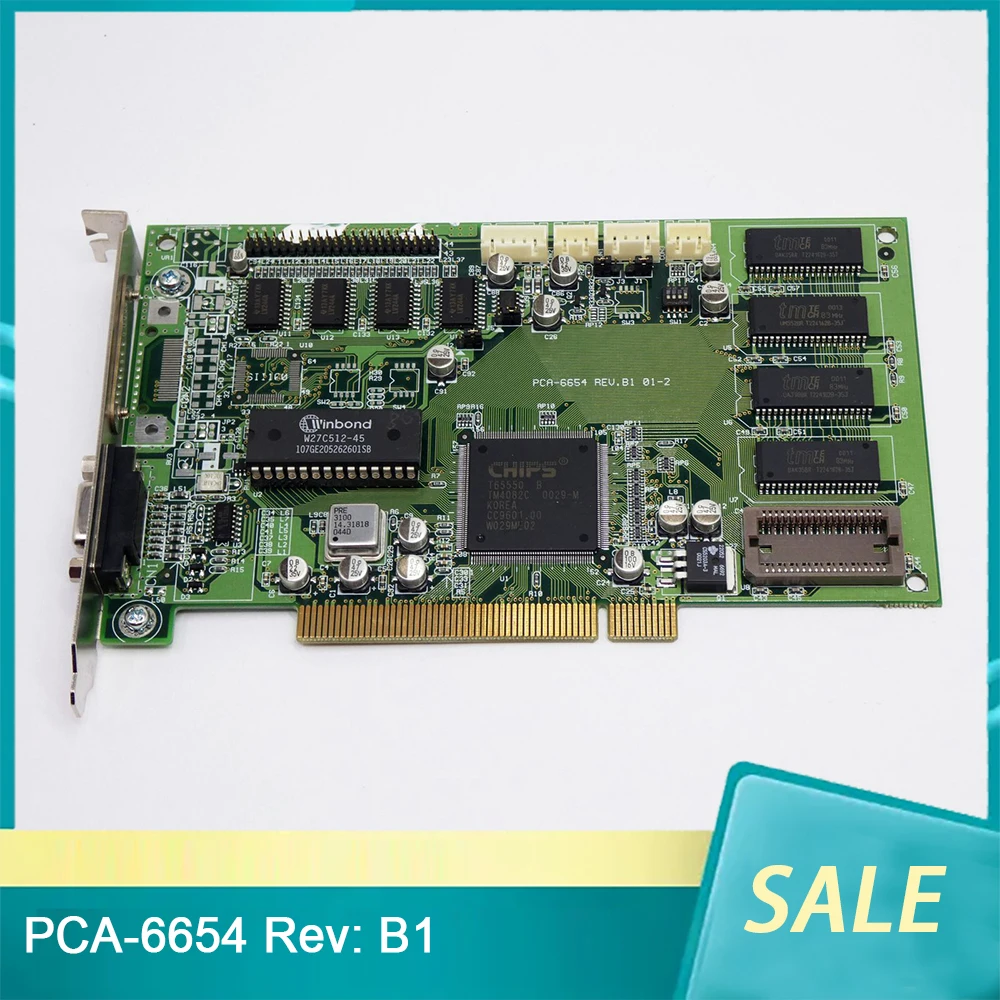 

For Advantech PCA-6654 Rev: B1 Touch Screen Card Industrial Control Graphics Card Data Acquisition Card
