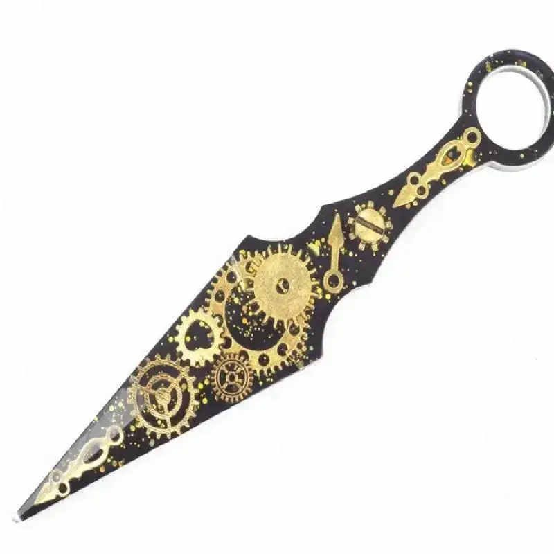 2026 New Keychain Finger Set Knife Defense Silicone Mold Hand Tool DIY Creative Dart Shape Mold Toy Model Wholesale