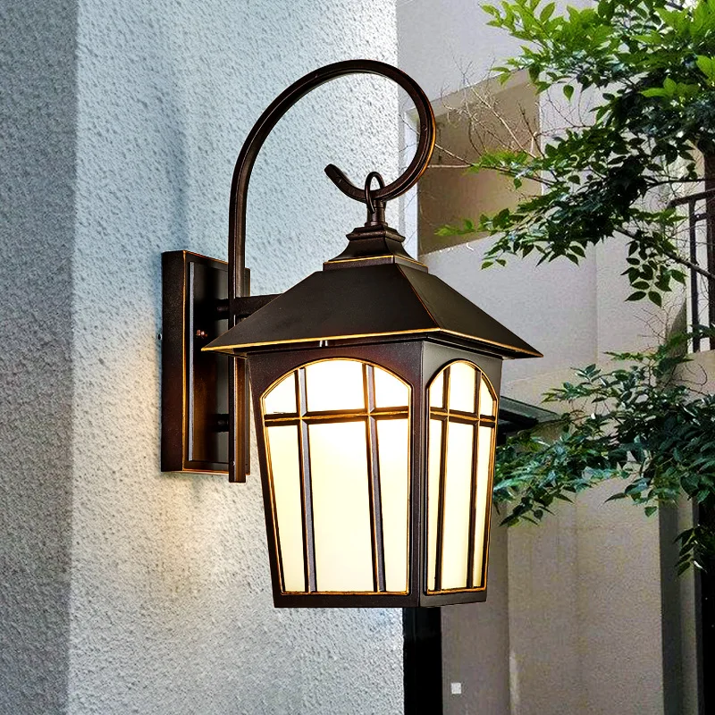 New Modern Outdoor Wall Lamps Minimalist Waterproof Courtyard Super Bright Balcony Villa Gate Both Sides of The Exterior Sconces