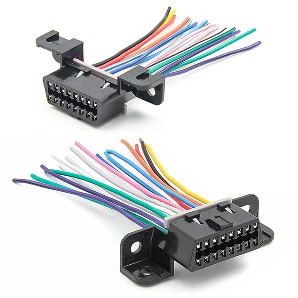 OBD2 16pin Male Plug Extension Cable OBDII J1962F Automotive Scanner Cable for Car Diagnostic Auto Tool OBD 2 Connector Cables