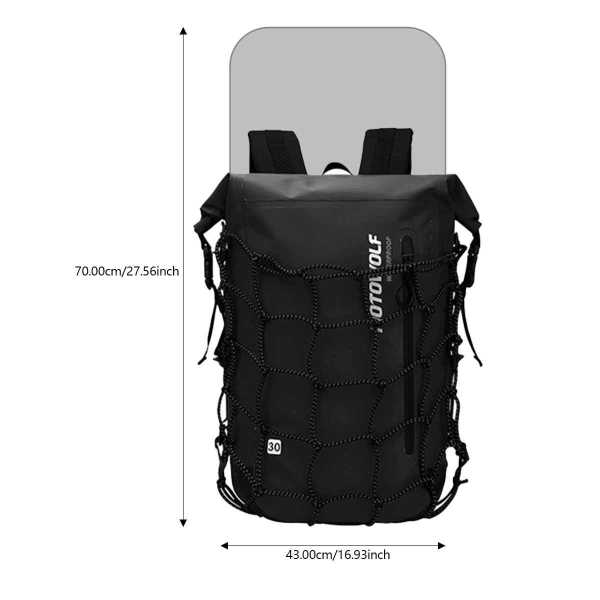 Motorcycle Backpack Men Women Waterproof Bag Full Face Helmet Backpack Rider Bag Reflective Travel Bag Motorcycle Helmet Bags