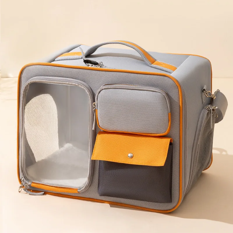 Portable Large Shoulder Bag Pet Outing Bag Crossbody Pet Bag