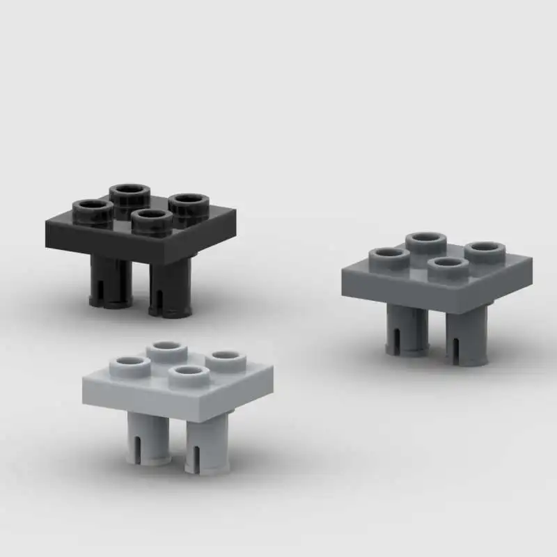 *Plate 2X2 Inverted W. 2 Snap* D045 20pcs DIY block brick part No. 15092 Compatible With Other brands