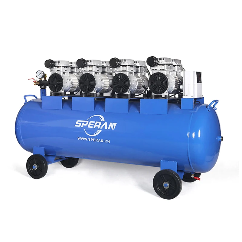 Compresor De Aire Industrial China 100L 4.5 Hp 100 Liters Silent Oil Free Air Compressor