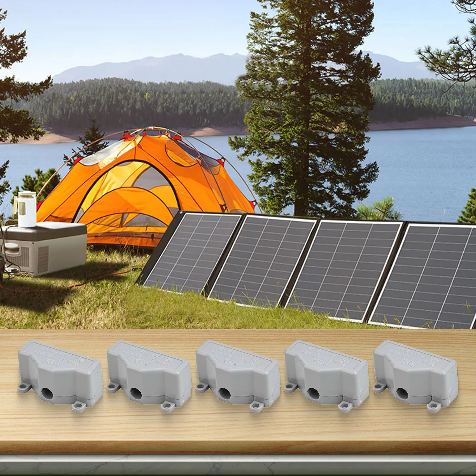 High Performance Quick Terminal Block for Electrical Applications with Robust Brass Conductors and Low Resistance Features