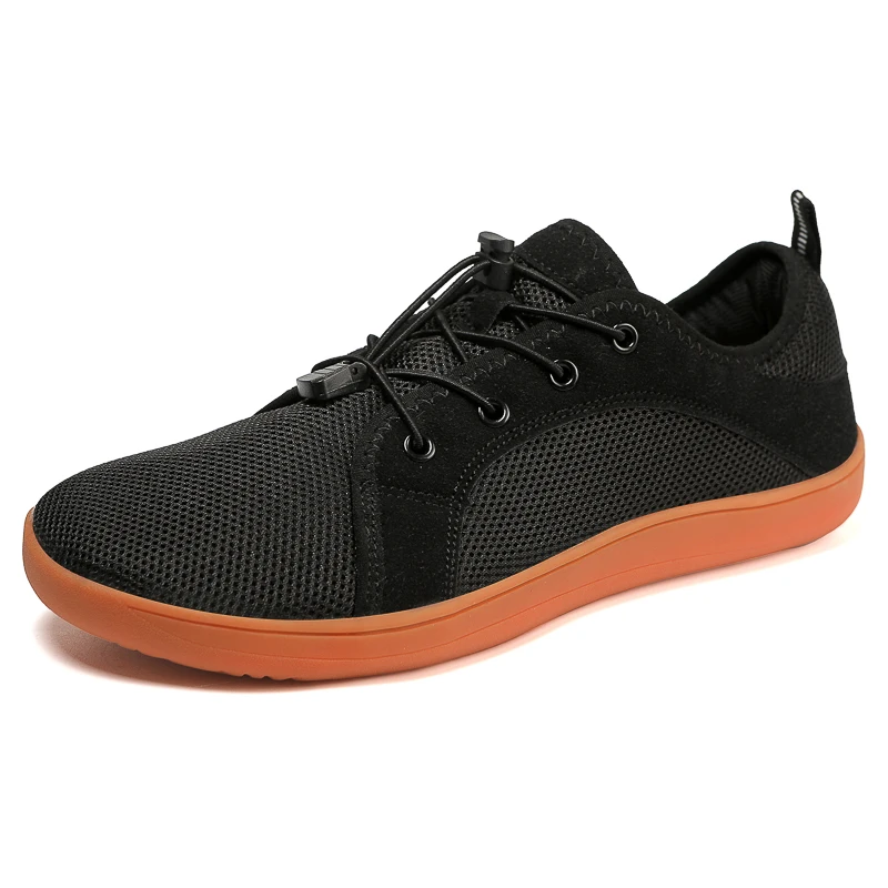 Zapatillas de deporte Unisex con punta ancha para hombre y mujer, zapatos informales de malla de verano para hombre, calzado deportivo plano, tenis de entrenamiento transpirable