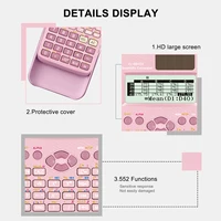 1pcs-Pink-FX-991EX - Scientific Calculator Battery Power Advanced, with 552 Functions, Suitable for School Students and Teachers 5