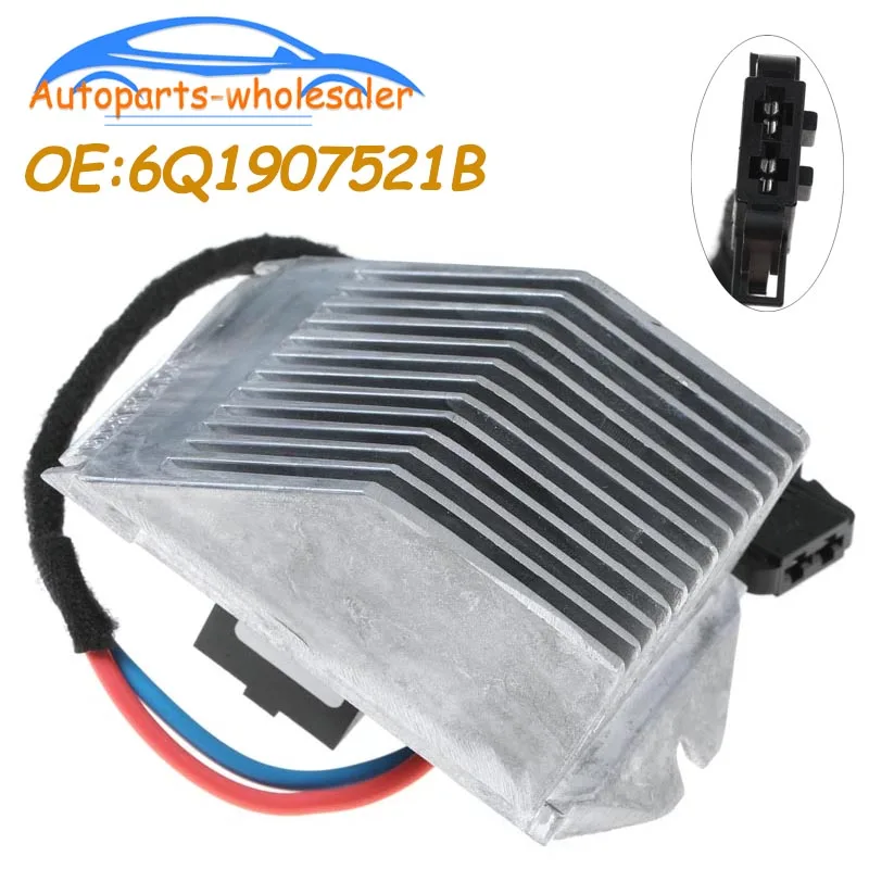 Rezystor silnika dmuchawy nagrzewnicy samochodowej 6Q 1907521 B 6Q 1907521 A 6Q 2907521 A do Audi A2/Seat Ibiza 4 5 ST Cordoba/Skoda Fabia/VW Polo