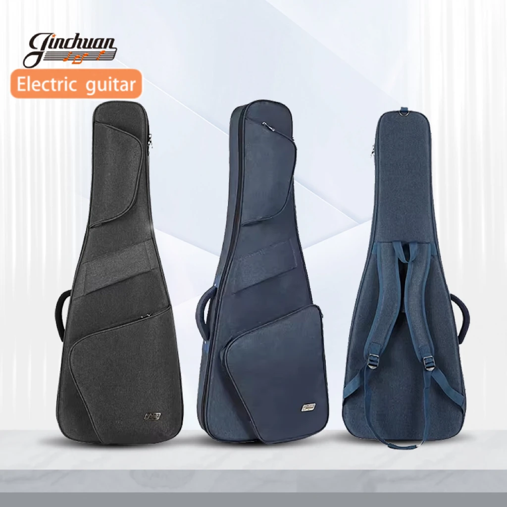 

Bass Guitar Bag 30MM Padding Soft Electric Bass Guitar Case Bass Backpack with Pockets