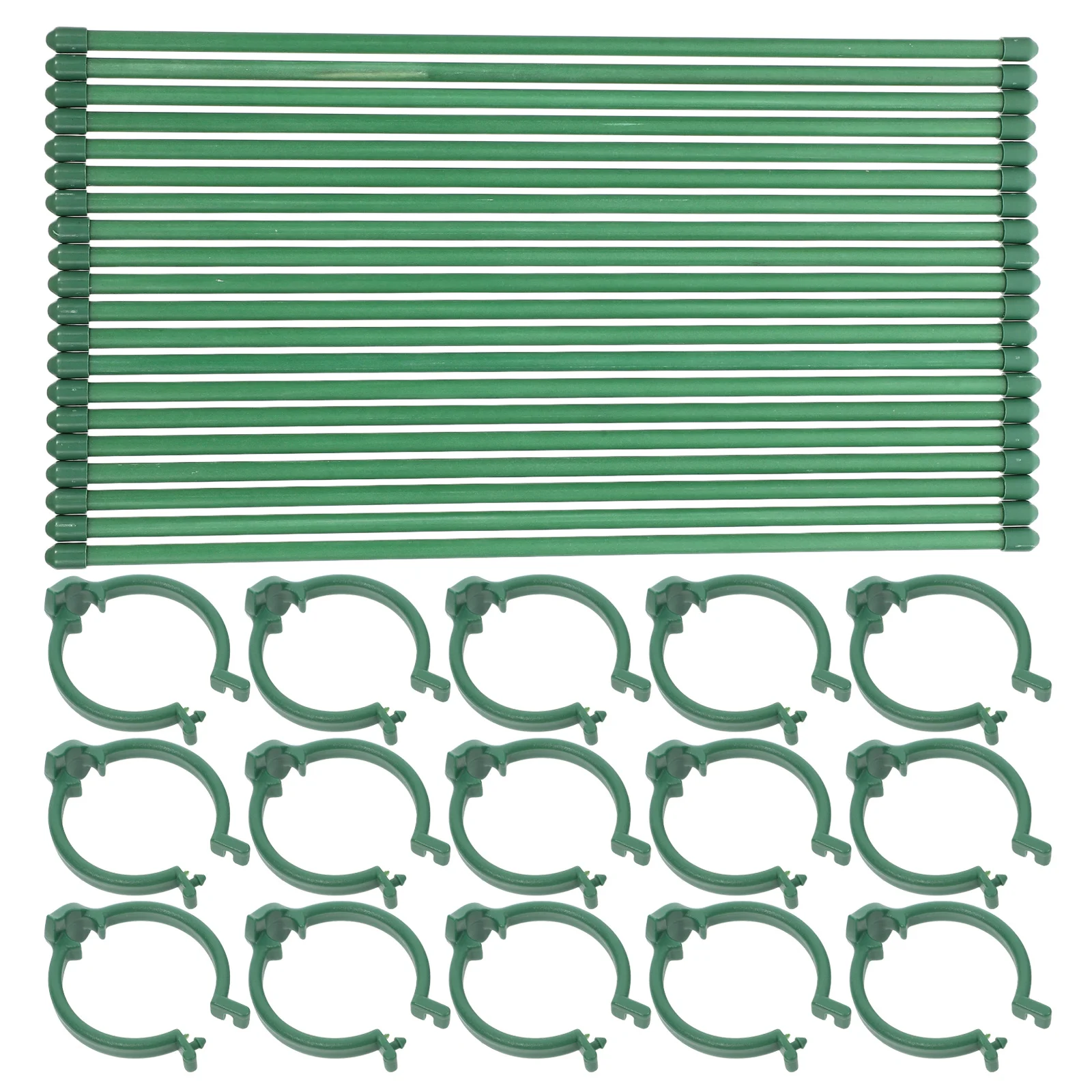 

1 Set Plastic Orchid Stakes Adjustable Plant Support Stems Holder For Potted Flowers Garden Indoor Outdoor Small Stem Stakes