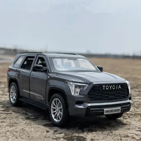 1/24 세쿼이아 SUV 합금 자동차 모델, 다이캐스트 및 장난감 금속 오프로드 차량 자동차 모델, 높은 시뮬레이션 사운드 및 라이트, 어린이 선물