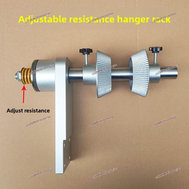 Adjustable resistance discharge rack label feeding rack acrylic tray paper tube fixed