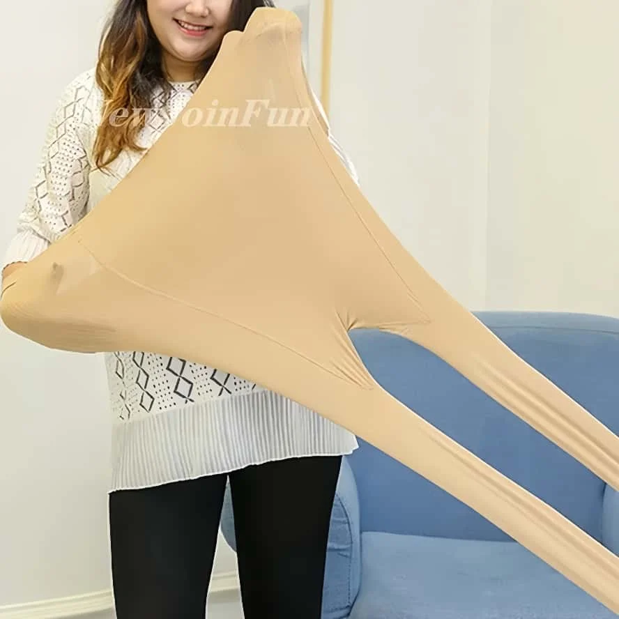 

FREEAUCE Ladies Plus Big Size Women Stockings Panty Socks Stretch 120D Pantyhose Oversized Tights Autumn Winter Underwear 5XXXL