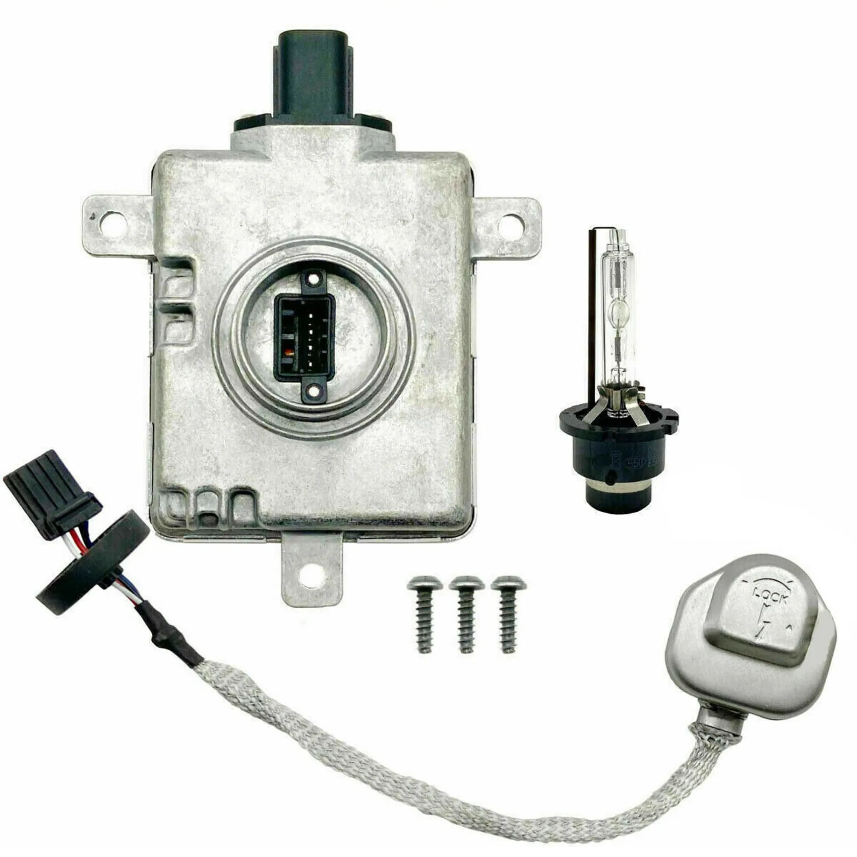 

Xenon Headlight Ballast Unit Assembly Module with Lgniter and D2S Bulb Kit Module Inverter 33129SEA003 for