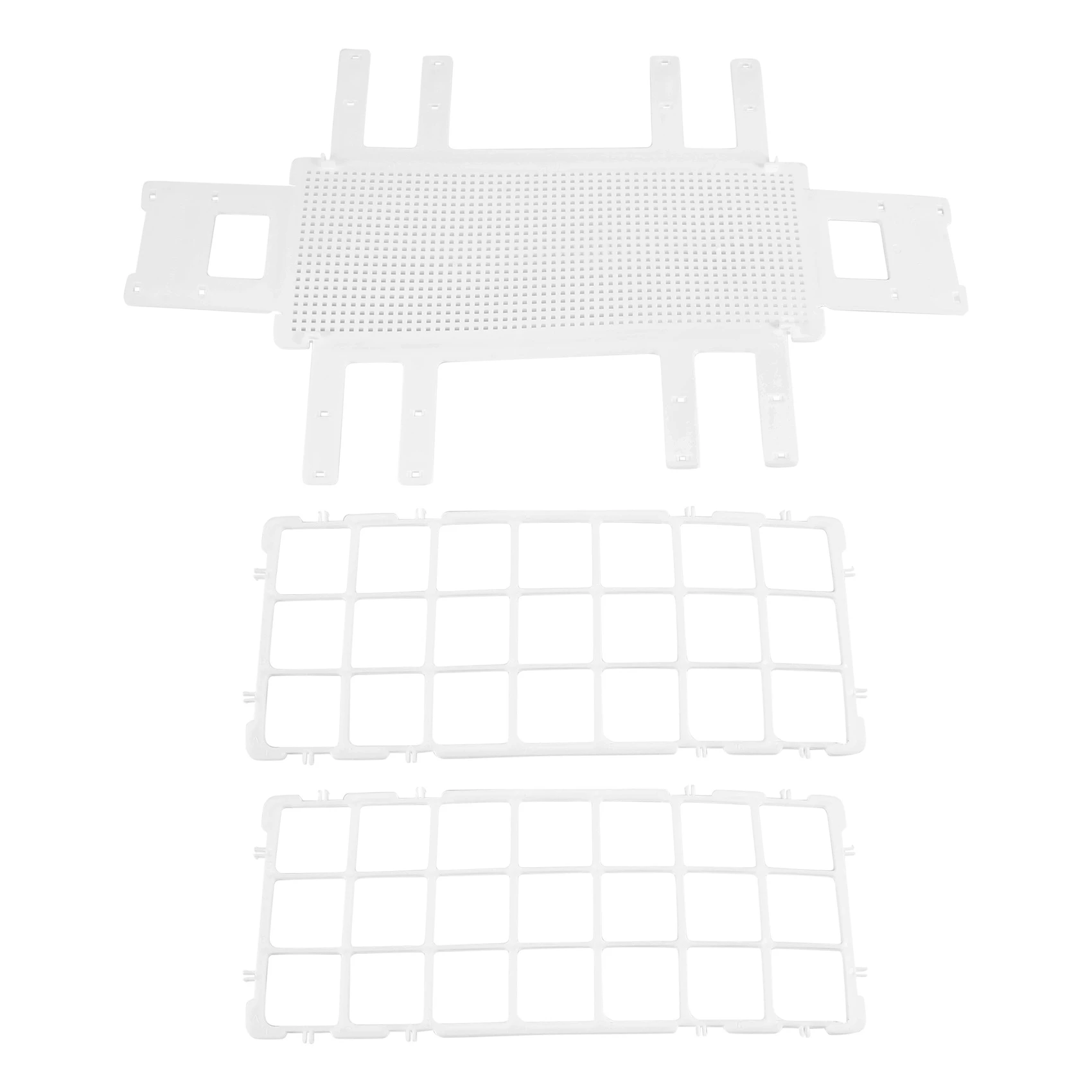 Plastic Test Tube Rack for 30mm Tube, 21 Well, White,Detachable (21 Hole)