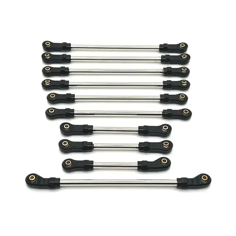 

Используется для WLtoys 1/10 104006 104010 104020 104026, детали радиоуправляемого автомобиля, металлическое обновление, полная автомобильная рулевая тяга