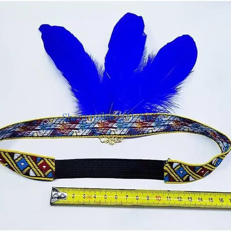 5asd Auffälliges Stirnband für Karneval, Abschlussball, Tänzer, Kopfschmuck, Bühnenkostüm, Maskerade, Kunstkostüm,