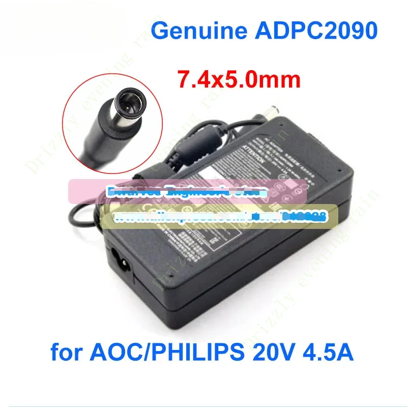 Genuine ADPC2090 Ac Adapter 20V 4.5A 90W for AOC CQ27G2U AG251FZ2 MPG27CQ Viewsonic XG3420C XG-2703 XG2703-GS VS17100 MONITOR