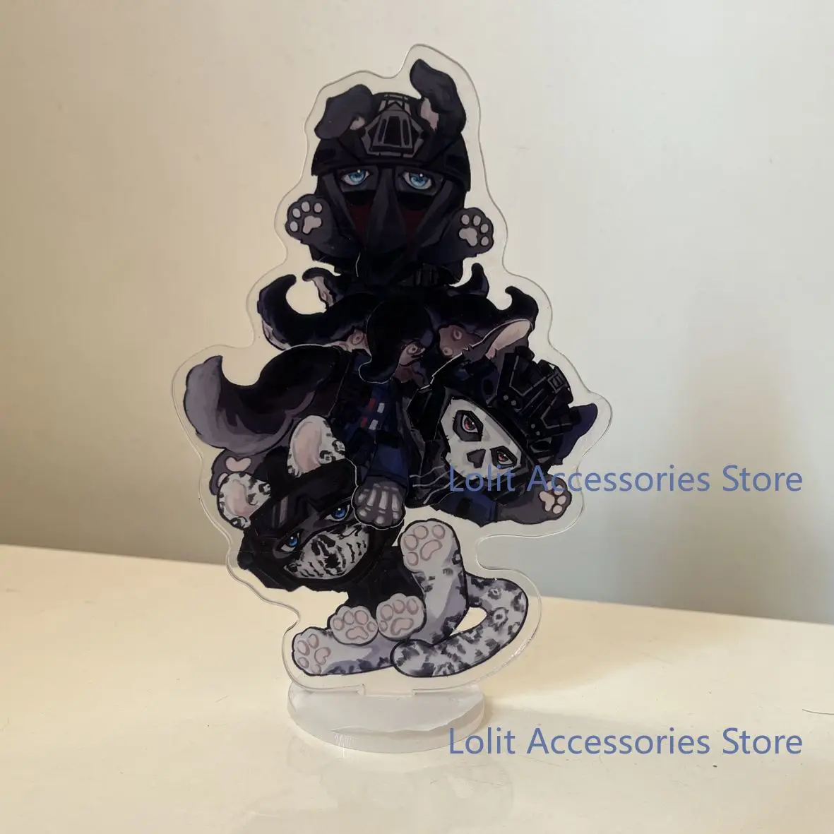 أنيمي نداء الواجب المحمول شبح كونيج كروجر كيغان نيكتو الشكل الاكريليك حامل نموذج مكتب عرض الدائمة المعارض هدية عيد الميلاد