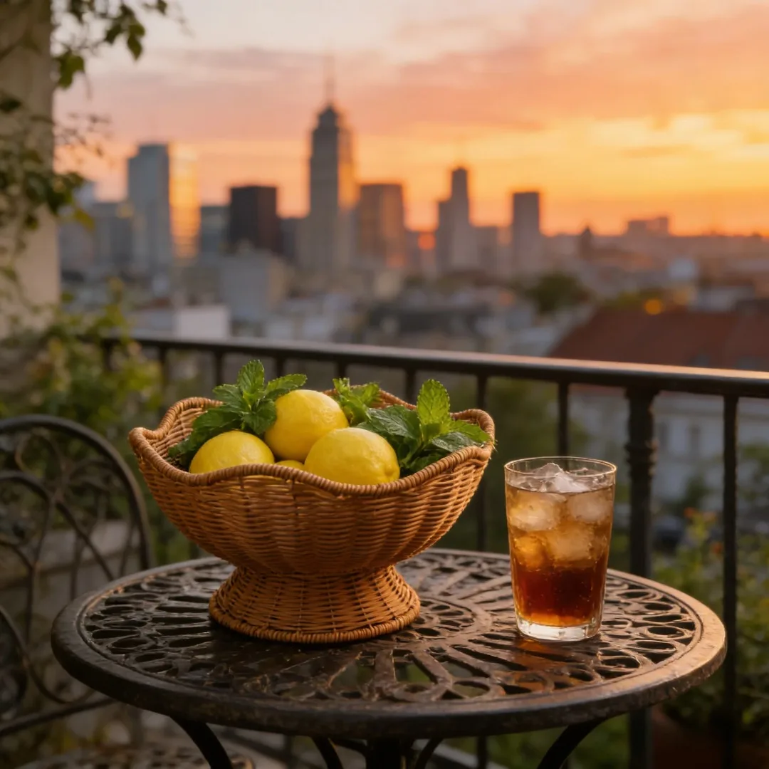 Hand Woven Scalloped Pedestal Imitation Rattan Fruit Bowl Elevated Serving Tray Coffee Table Decor Storage Basket for Snacks view 5