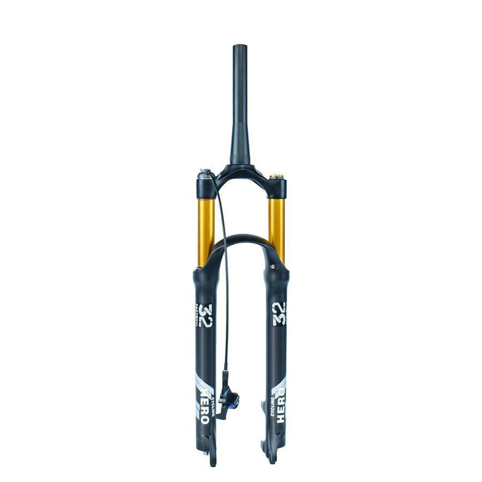 MTB Bicycle Suspension Forks Magnesium Alloy Air fork 26/27.5/29 Inch Shoulder/Wire Control Straight/Conical Tube Lock Fork