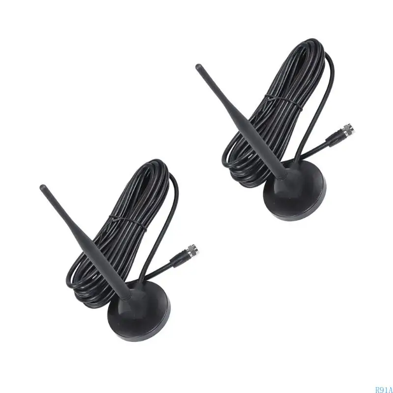 R91A デジタル アンテナ 18dBi 高利得磁気ベース 10 メートルケーブル 4 グラムルータ CCTV 信号増幅