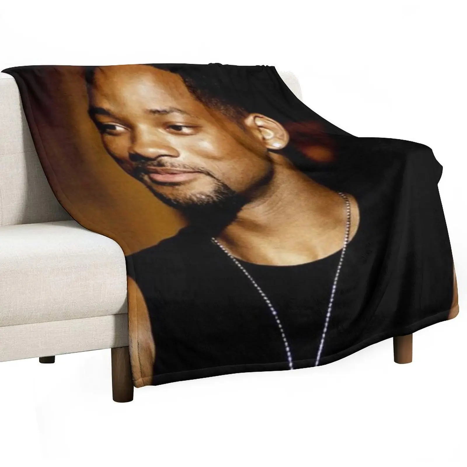 

will smith Throw Blanket Sofa Quilt Soft Plush Plaid Extra Large Throw Personalized Gift Blankets