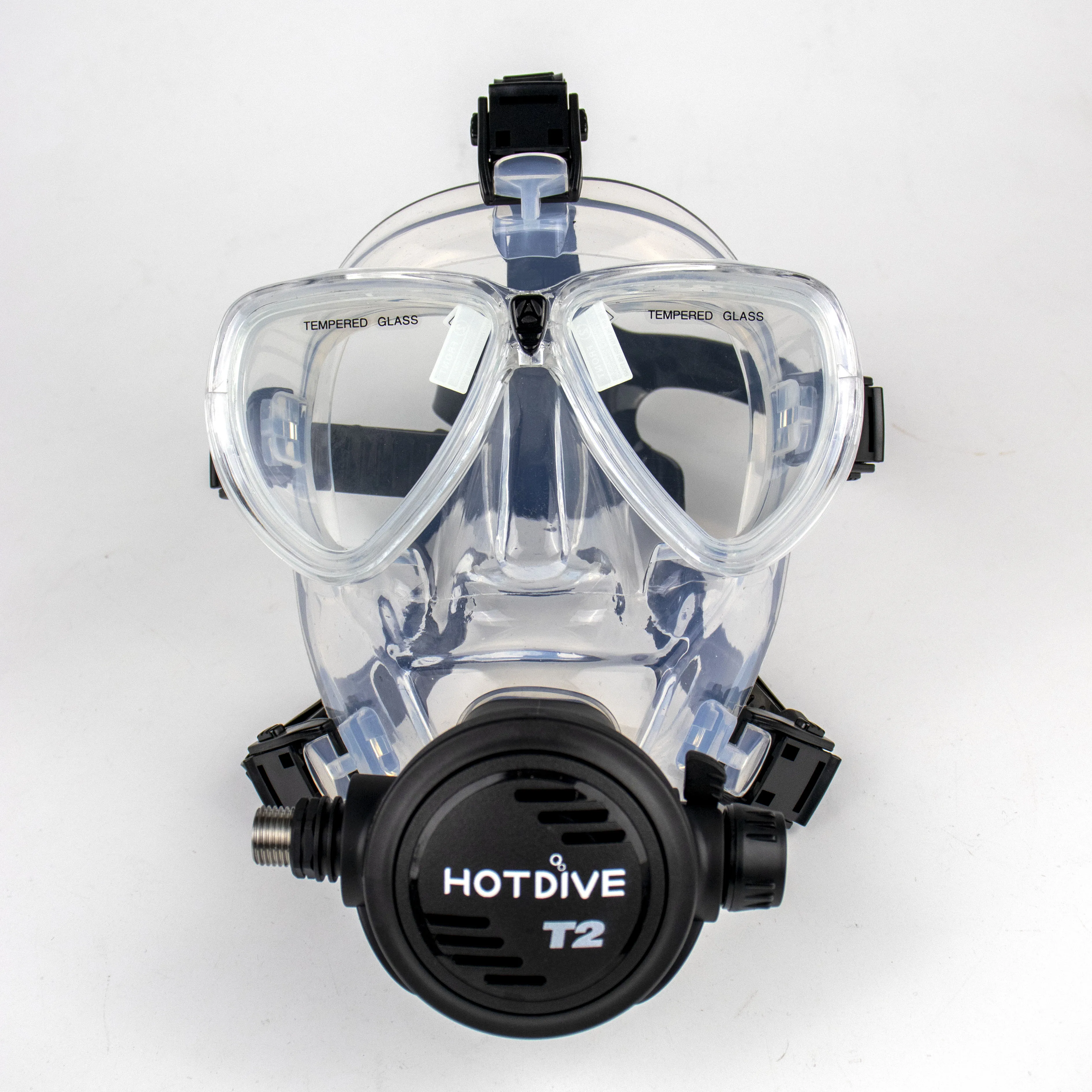 2024  Scuba Diving Mask with Second Stage and Waterproof  case scuba diving equipment underwater full face scuba mask