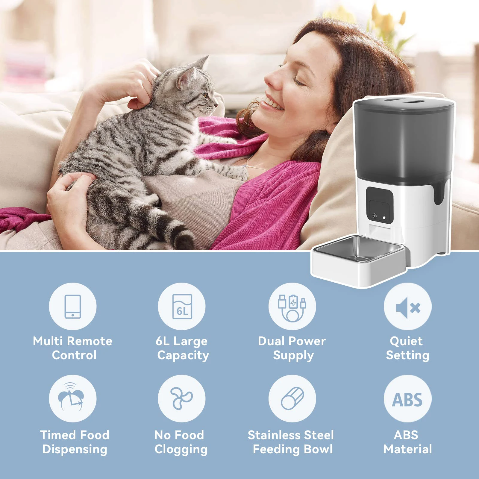 Wifi Smart Automatic Auto App Pet Feeder Comedero Alimentador Para Perro Gato Mascotas Microchip Bowl Dog Food Dispenser For Cat