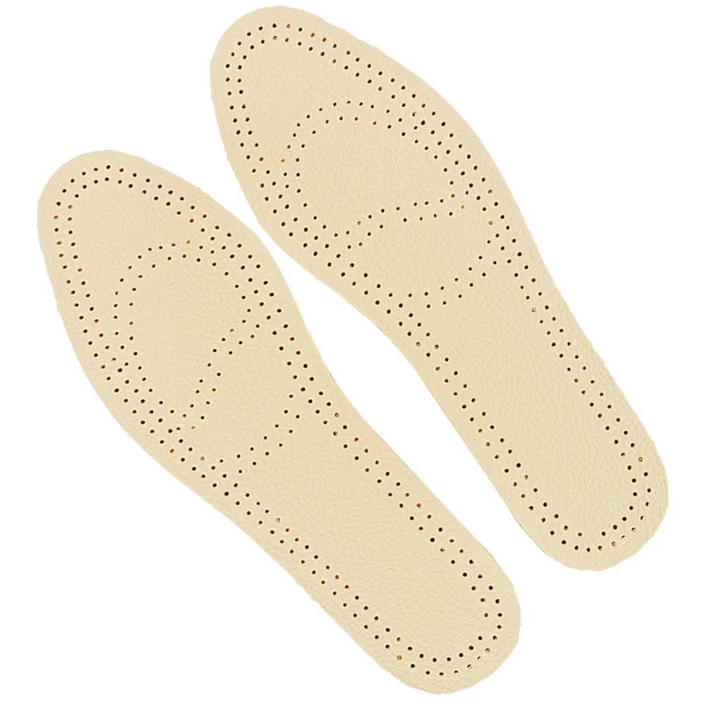 2 pezzi 45-46 scarpe sportive in pelle bovina cuscinetti per scarpe traspiranti cuscinetti solette sportive solette per la cura del piede strumento