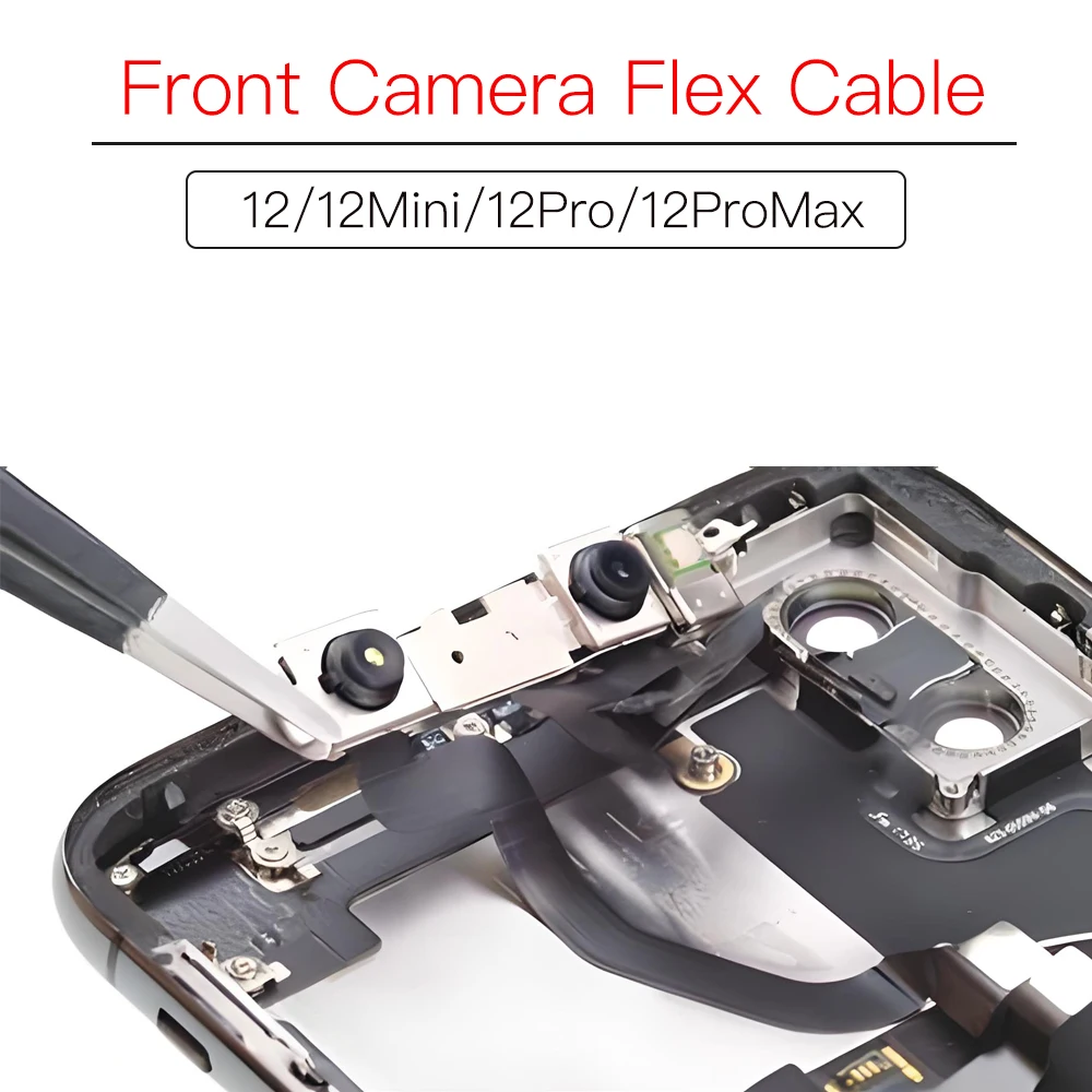 

Face Front Camera Flex Cable For iPhone 12 Mini Pro Max with Structured Light Receiver Replace Transmitter Sensor Connector