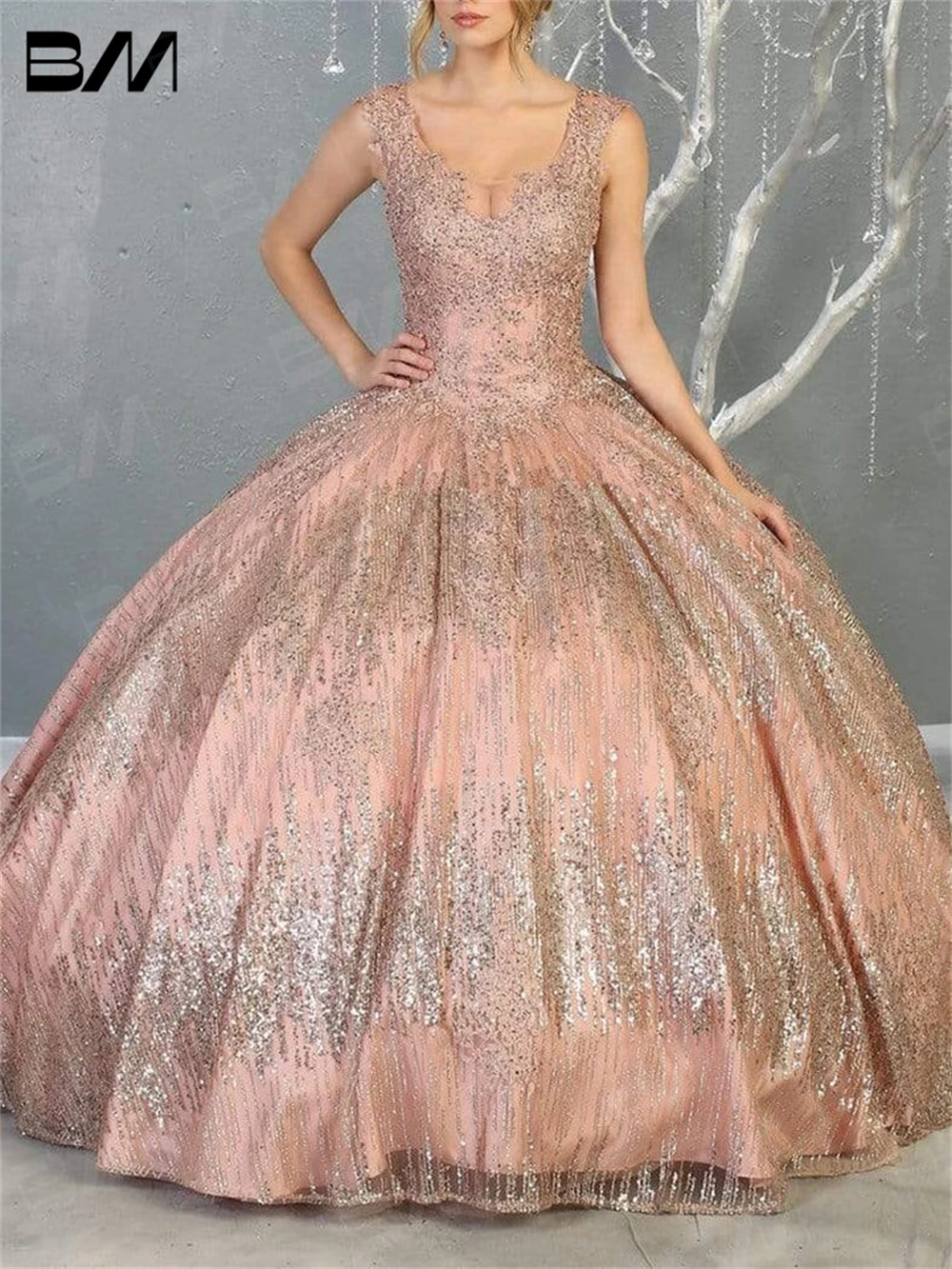 Embellished ScoopคอQuinceaneraชุด 2023 แขนกุดอย่างเป็นทางการชุดแผงด้านหน้าค็อกเทลชุดVestidos De Baile