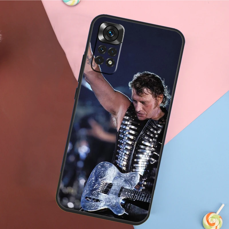 Johnny Hallyday Music Phone Case For Xiaomi Redmi Note 12 11 10 8 9 Pro 8T 9S 10S 11S 12C 9C 9T 10A 10C Cover