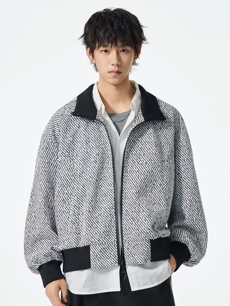 

Легкая мужская бейсбольная куртка Cleanfit Flight Coat, модная брендовая модель для ранней осени, с воротником-стойкой и застежкой-молнией.