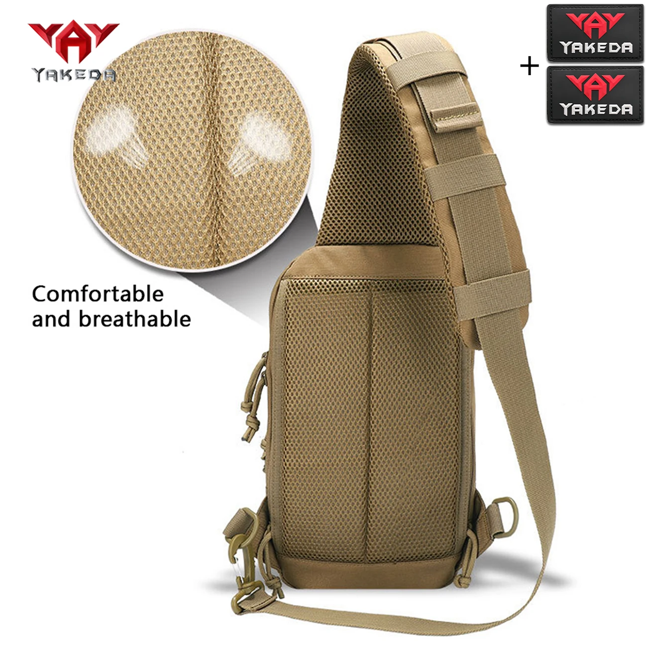 2026 NEW shoulder strap adjustable length single shoulder lightweight chest bags with multiple layers and double zippers design